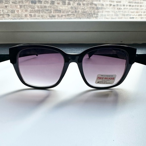 🌸TRUE RELIGION🌸 Black Sunglasses RT56397 - Picture 4 of 10